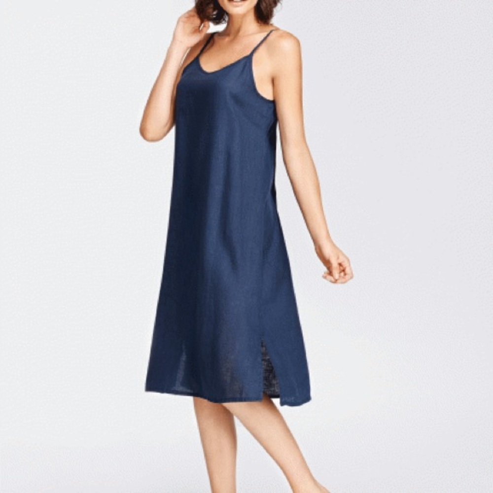 FLAX Linen Slip Dress